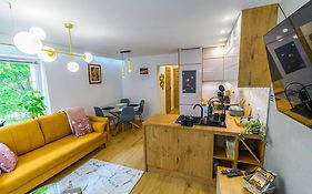 Apartament Śląski Szczawno-Zdrój 46m, Książ kuchnia klimatyzacja Wifi Parking